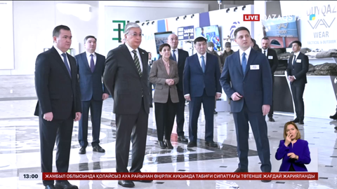 Президент индустриялық парк жұмысымен танысты