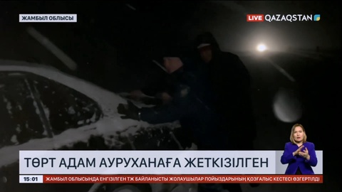 Жамбыл облысында қар құрсауында қалып қойған 3 адамды үсік шалды