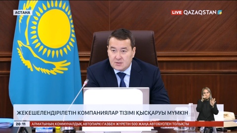 Жекешелендіруге жататын компаниялардың тізімі қысқаруы мүмкін