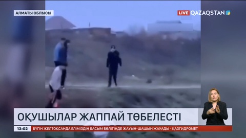 Алматы облысында оқушылар жаппай төбелесті