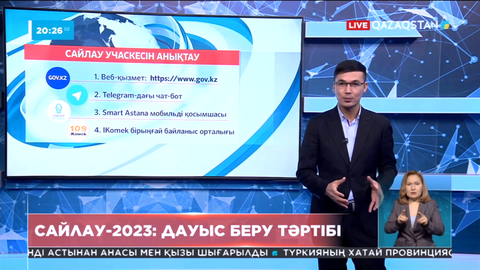 Сайлау-2023: Дауыс беру тәртібі