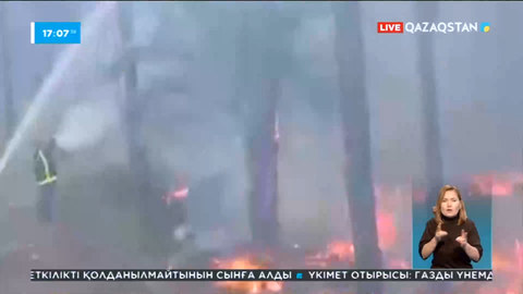 Кубаның шығысында орман өрті қаулап барады