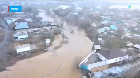 Түркістанда тасқынмен күрес тәулік бойы жүріп жатыр