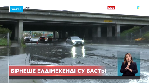 АҚШ-та бірнеше елдімекенді су басты