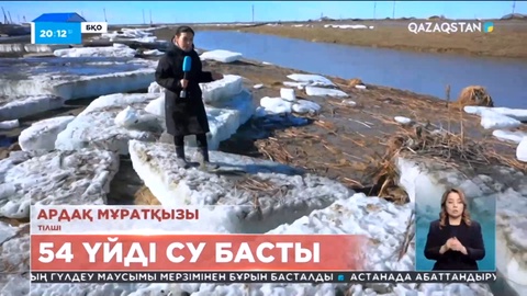 БҚО-да 54 үйді су басты