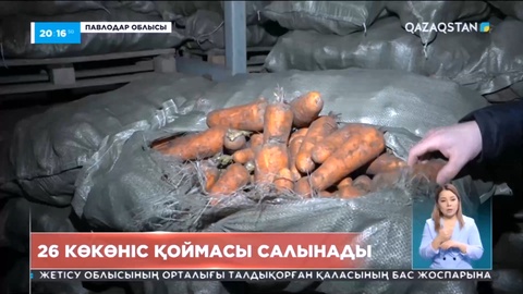 Павлодар облысында 26 көкөніс қоймасы салынады