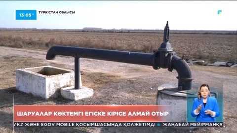Жетісай ауданының диқандары көктемгі егіске кірісе алмай отыр