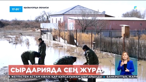 Сырдария өзенінде сең жүрді