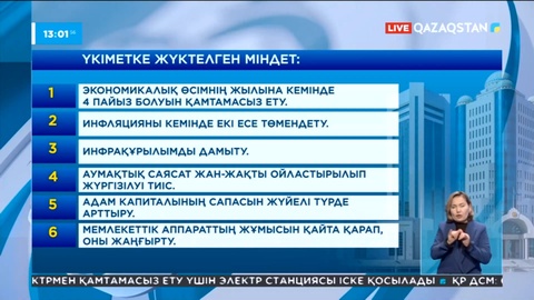 Президент: Экономиканың тұрақты өсімі жылына кем дегенде төрт пайыз болуы керек