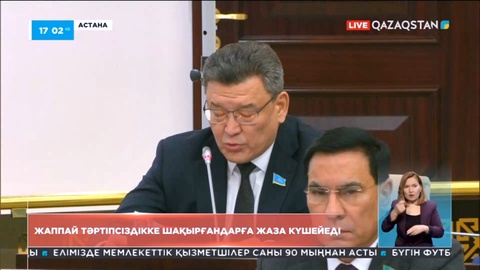 Жаппай тәртіпсіздікке шақырғандарға жаза күшейеді
