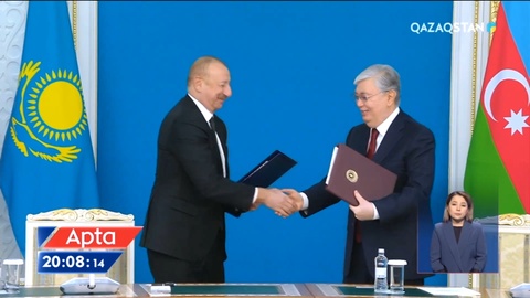 Әзербайжан президенті Ильхам Әлиев Қазақстанға ресми сапармен келді
