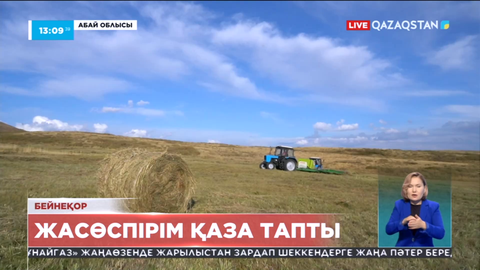 Абай облысында шөп жинауға барған жасөспірім қайтыс болды