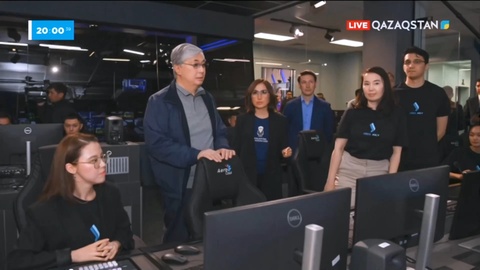 Президент Jibek Joly» телеарнасының тынысымен танысты