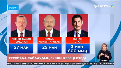 Түркияда сайлаудың екінші кезеңі өтеді