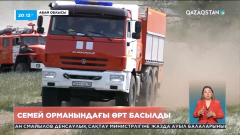 Семей орманындағы өрт басылды