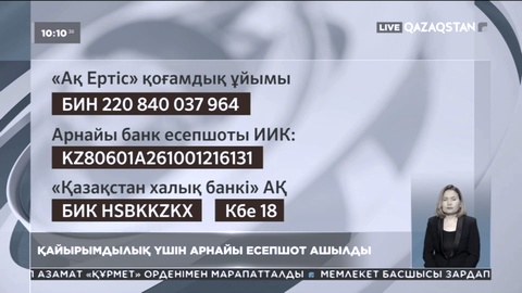Абай облысында зардап шеккендер үшін қайырымдылық шоты ашылды