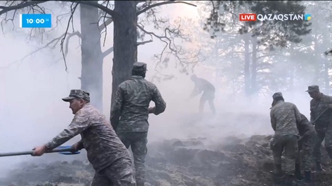 Шығыстағы өртті сөндіруге әскерилер жұмылдырылды