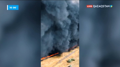 Қырғызстанда мұнай базасы жарылды
