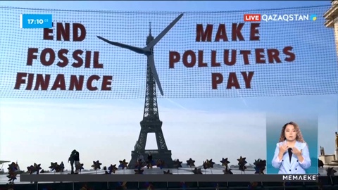 Парижде табиғат жанашырлары ауа ластануын тоқтатуды талап етті