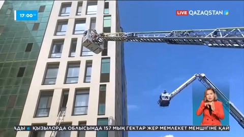 Елордада жер асты көлік тұрағы өртенді