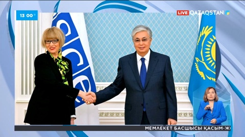 Мемлекет басшысы Хельга Шмидпен кездесті