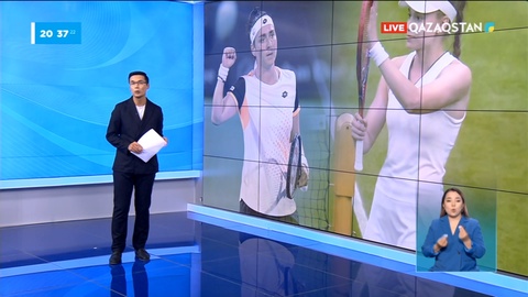 Қазақстандық теннисші Е.Рыбакина тунистік Онс Жаберге қарсы ойнады