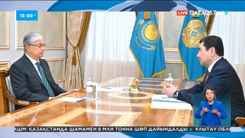Президент Мәжіліс Төрағасы Ерлан Қошановты қабылдады