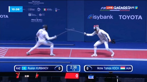 Қазақстандық спортшы семсерлесуден қола жүлдегер атанды