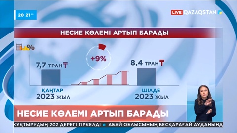 Ел азаматтарының банк алдындағы берешегі артып барады