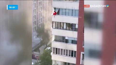 Ақкенттегі өрт: Бірінші болып сол маңдағы құрылысшылар көмекке келген