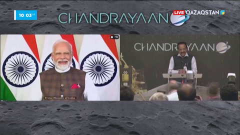 Үндістан Айдың оңтүстік полюсіне аппарат қондырды