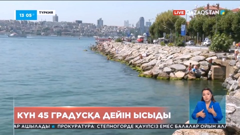 Түркияда күн 45 градусқа дейін ысыды