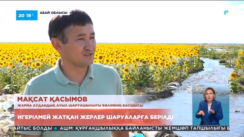 Абай облысында қараусыз жатқан жерлер шаруаларға берілді