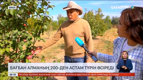 Еңбек адамы: Оралдық бағбан алманың 200-ден астам түрін өсіреді