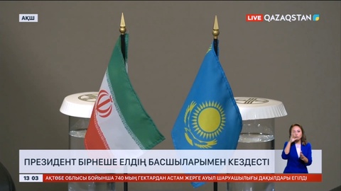 Мемлекет басшысы бірнеше елдің басшысымен кездесті