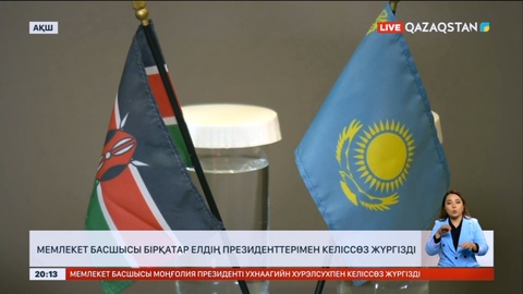Мемлекет басшысы бірқатар елдің президенттерімен келіссөз жүргізді