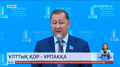 Ұлттық қор – ұрпаққа: Мәжілісте заң жобасы қабылданды