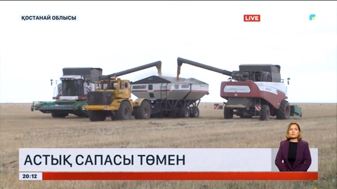 Қостанай облысында егін орағы науқаны баяу жүріп жатыр