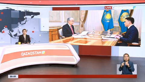 Президент Шымкент қаласының әкімін қабылдады