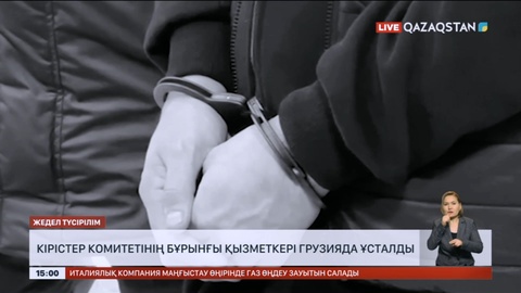 Кірістер комитетінің бұрынғы қызметкері Грузияда ұсталды