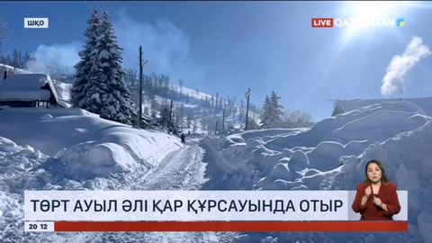 Шығыс Қазақстанда шекара шебіндегі ауылдар қар құрсауында қалды
