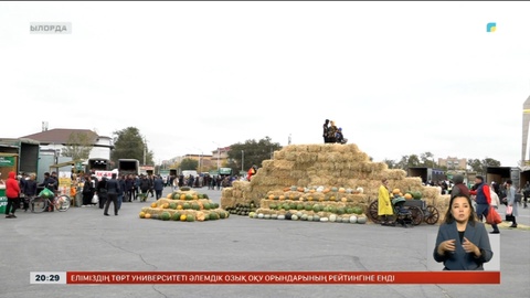 Сыр өңірінің шаруалары жәрмеңкеге мың тонна өнім әкелді