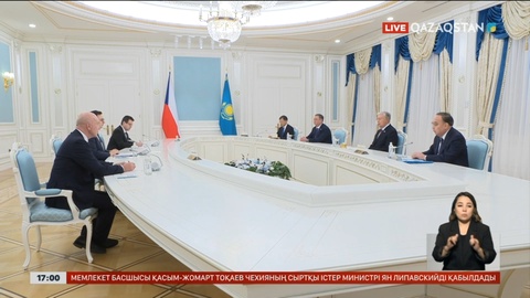 Президент Чехияның Сыртқы істер министрін қабылдады