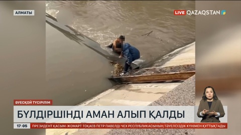 Алматыдағы Есентай өзеніне ағып кеткен бала құтқарылды