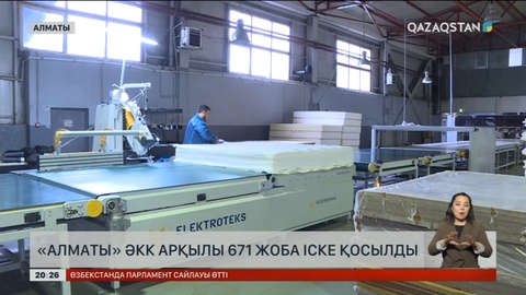 Елімізде «Алматы» ӘКК арқылы 671 жоба іске қосылды