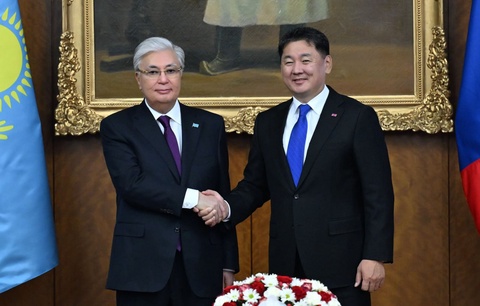 Қазақстан мен Моңғолия президенттері келіссөз жүргізді