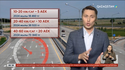 Жылдамдықты асырғандарға жаза күшейді