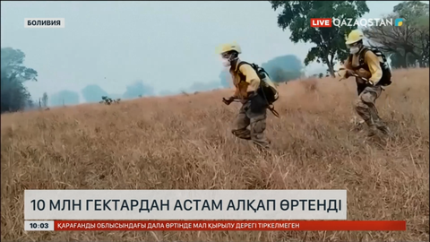Боливияда 10 млн гектардан астам алқап өртенді