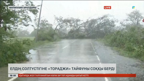 Филиппиннің солтүстігіне «Тораджи» тайфуны соққы берді