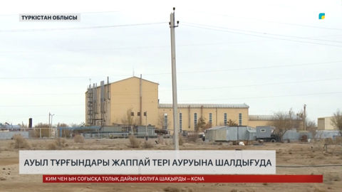 Түркістан облысының Көксарай ауылында тұрғындар арасында тері ауруы белең алып барады